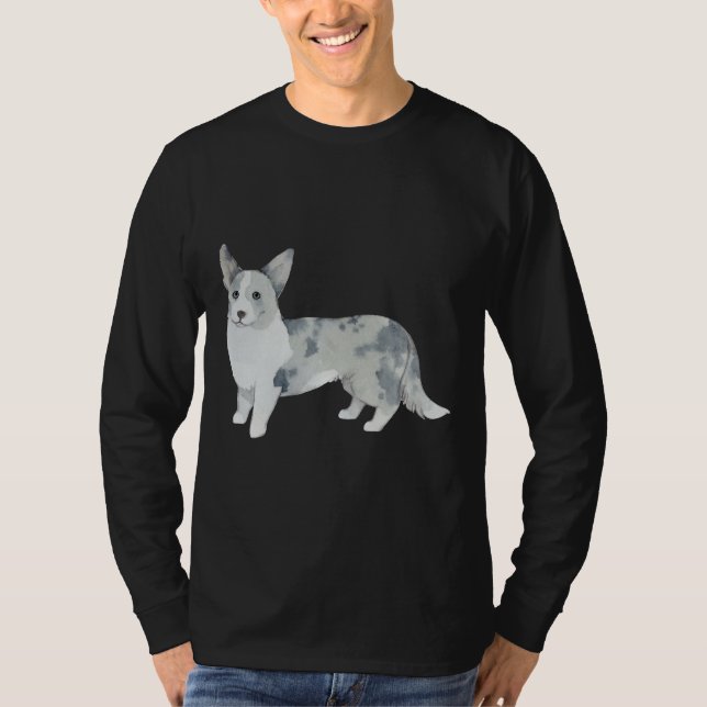 Camiseta Cute Cardigan Welsh Corgi Puppy Para Cão (Frente)