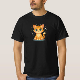 Camiseta **Cute Cartoon Cat – Adorable Kitty Illustration**