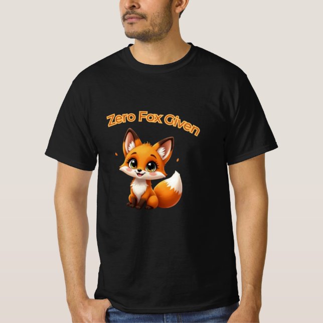Camiseta Cute Cartoon Fox – Adorable Kawaii Style (Frente)