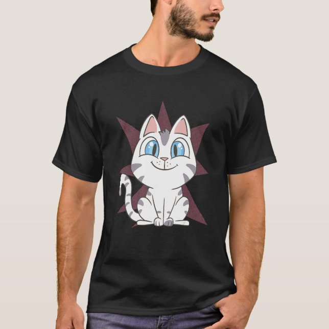 Camiseta Cute Cat 7 (Frente)
