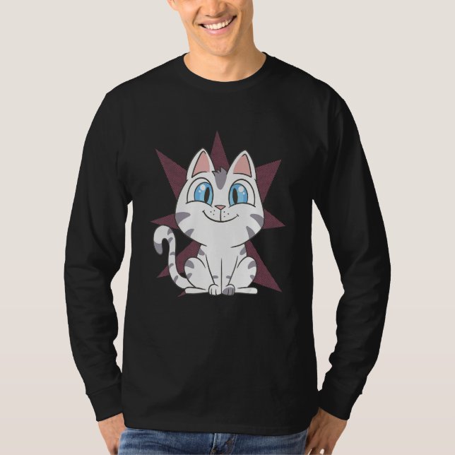 Camiseta Cute Cat 7 (Frente)