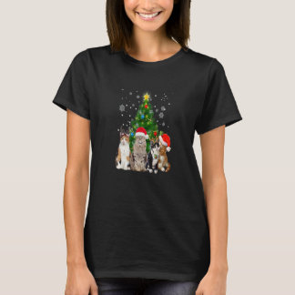 Camiseta Cute Cat Christmas Tree Cat  Xmas Cat Mom Women Ki