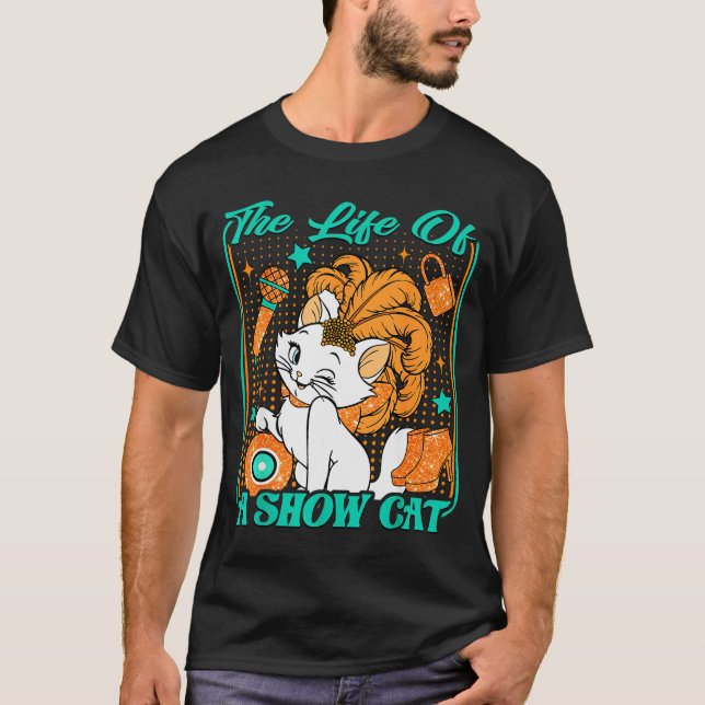 Camiseta Cute Cat Era Life Of Showcat Cat Lover Country Mus (Frente)