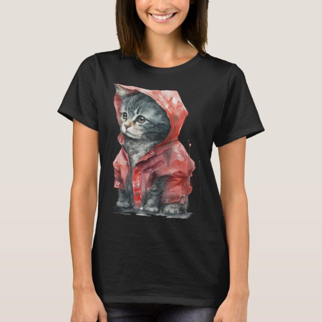 Camiseta Cute Cat Motifs Cat (Frente)