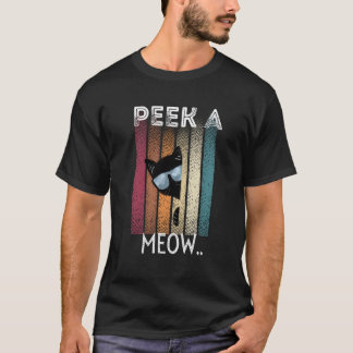 Camiseta Cute Cat Peek A Meow