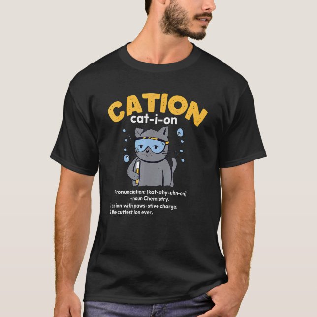 Camiseta Cute Cation Cat Ion (Frente)