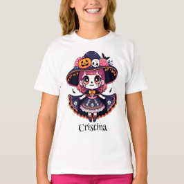 Camiseta Cute catrina girl halloween personalized