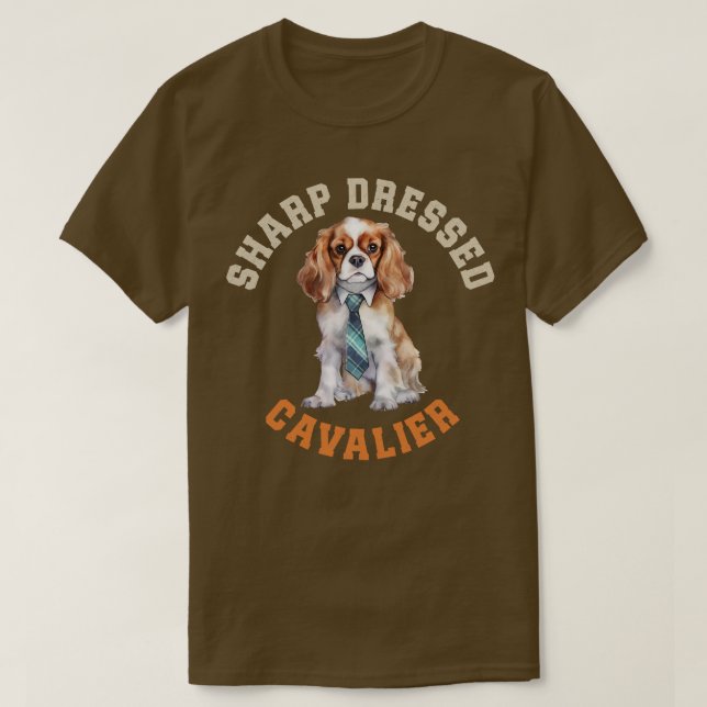 Camiseta Cute Cavalier King Charles Spaniel (Frente do Design)