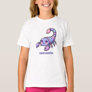 Camiseta Cute Chibi Escorpião Zodíaco