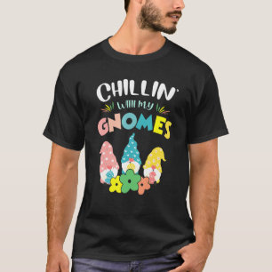 Camiseta Cute Chillinu2019 Com Meu Gnomo Esquadrão Feliz