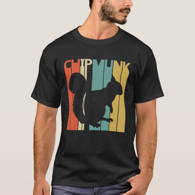 Camiseta Cute chipmunk animal (Frente)