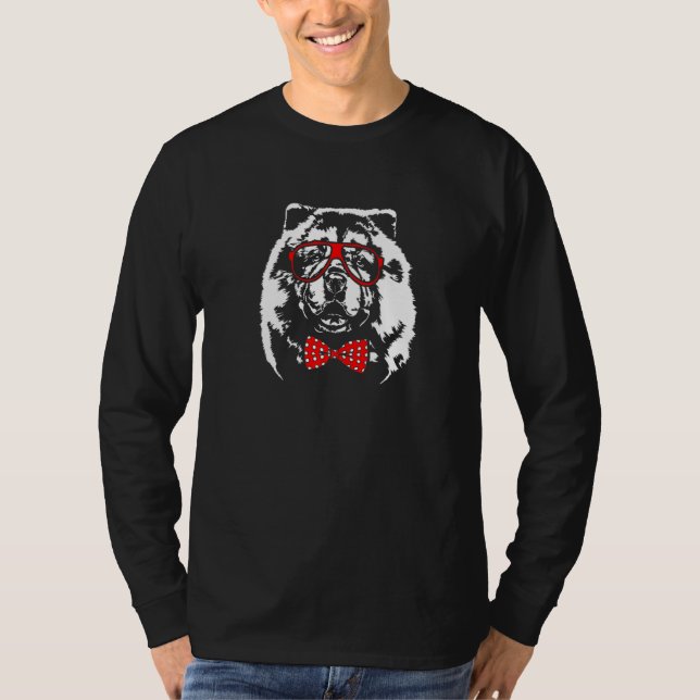 Camiseta Cute Chow Chow mom dog (Frente)