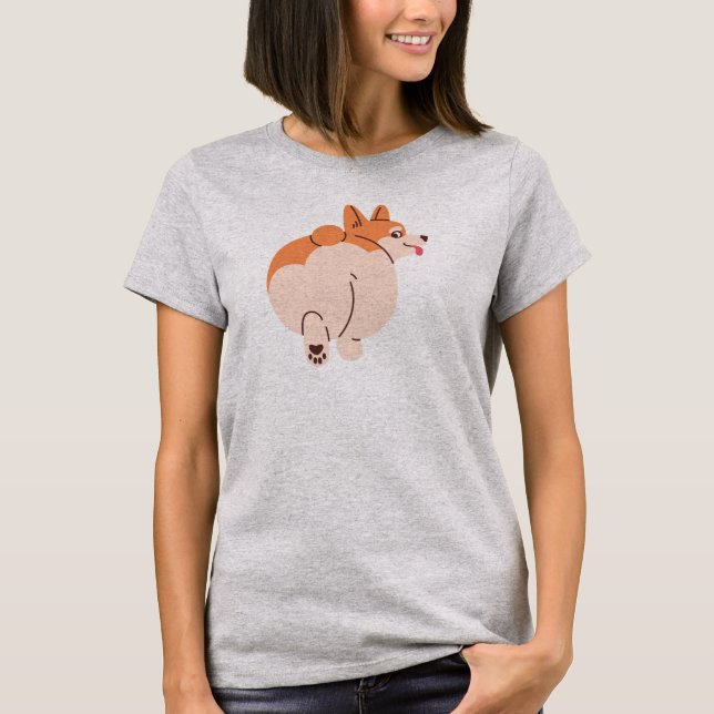 Camiseta Cute Corgi (Frente)