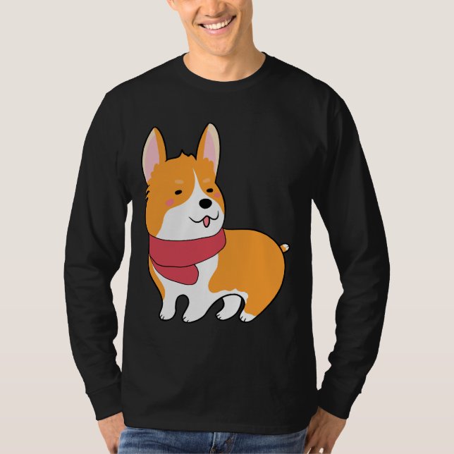 Camiseta Cute Corgi 527 (Frente)