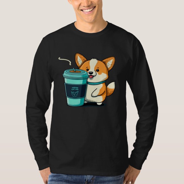 Camiseta Cute Corgi Cool Pembroke Welsh Corgi  11 (Frente)