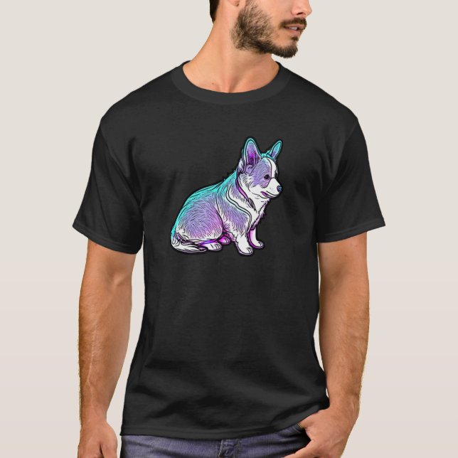 Camiseta Cute Corgi Cool Pembroke Welsh Corgi  11 (Frente)