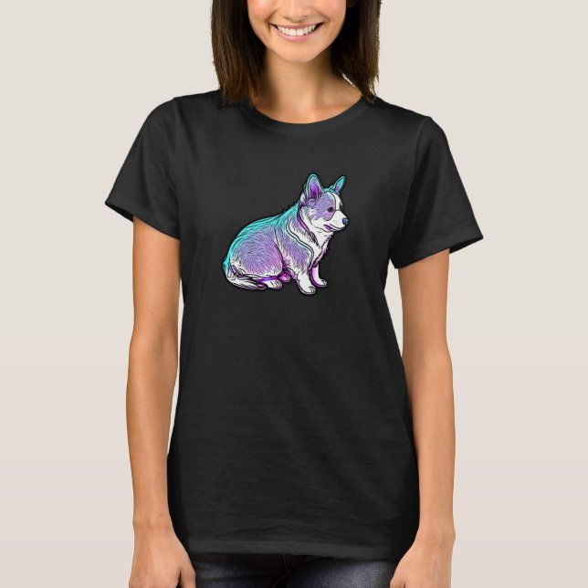 Camiseta Cute Corgi Cool Pembroke Welsh Corgi  11 (Frente)