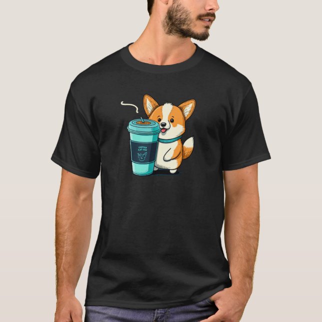Camiseta Cute Corgi Cool Pembroke Welsh Corgi  24 (Frente)
