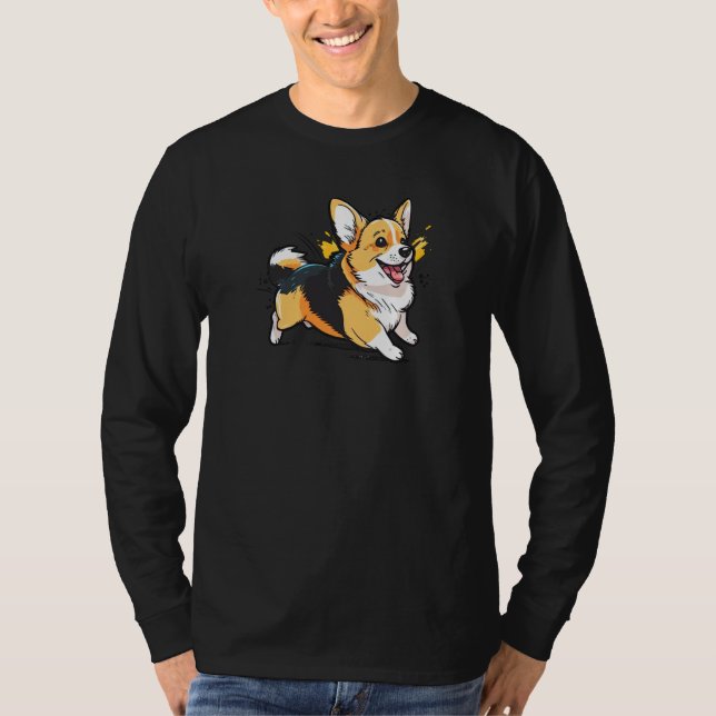 Camiseta Cute Corgi Cool Pembroke Welsh Corgi  38 (Frente)