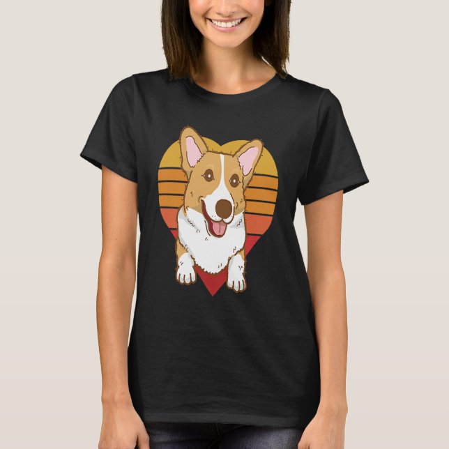 Camiseta Cute Corgi Dog (Frente)