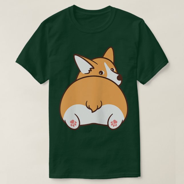 Camiseta Cute Corgi Dog  (Frente do Design)