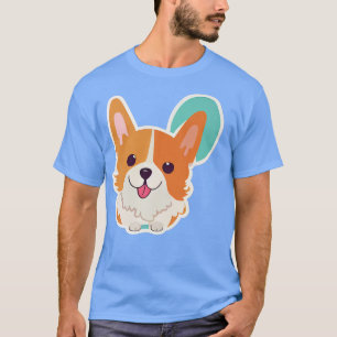 Camiseta Cute Corgi Love Kawaii-755