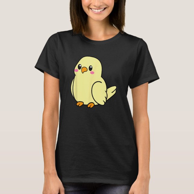 Camiseta Cute Cuddly Chubby Cockatiel (Frente)