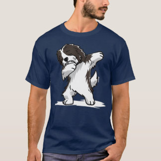 Camiseta Cute Dabbing Havanese Dog  Funny Dab Dance Gift