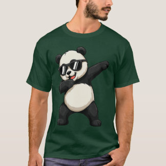 Camiseta Cute Dabbing Panda Bear Outfit Boyeen Men Dab Anim