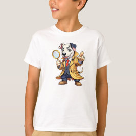Camiseta Cute Dalmatian Detective Mascot