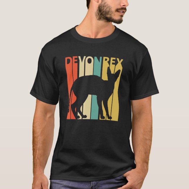 Camiseta Cute Devon Rex Cat (Frente)