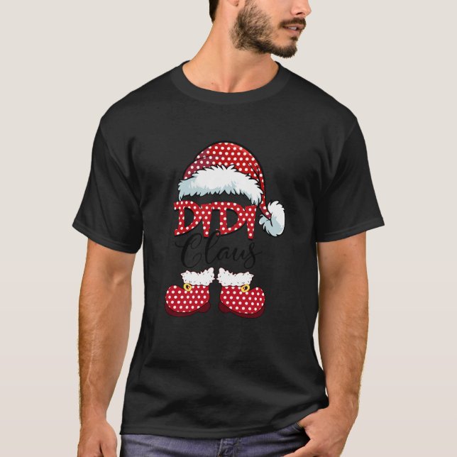 Camiseta Cute Didi Claus Novo Natal Papai Noel Sweatshi (Frente)