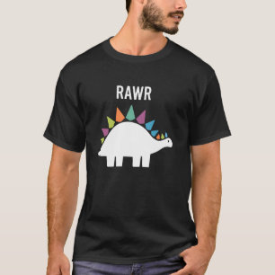 Camiseta Cute Dino Rawr Dinossauro Rugindo Funny Kid Dino C