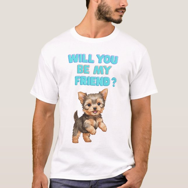 Camiseta Cute Dog T-Shirt (Frente)