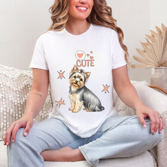 Camiseta Cute dog T-shirt, gifts for her (Criador carregado)