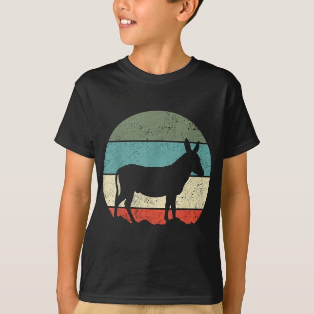 Camiseta Cute Donkey | Presente Amante de os animais | Pres (Frente)