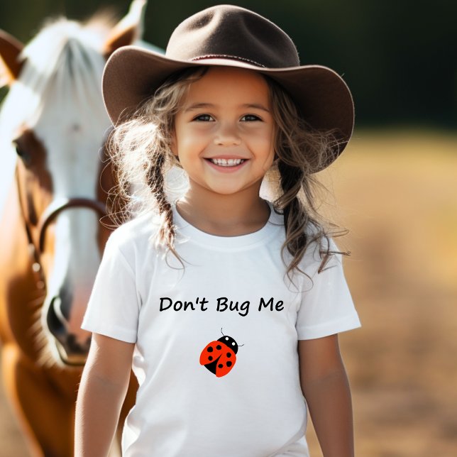 Camiseta Cute Don't me Inseto Lady Bug Color (Criador carregado)