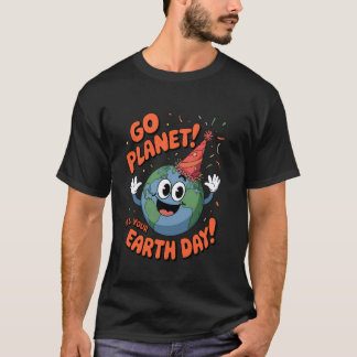 Camiseta Cute Earth Day 2025 Go Planet Its Your Earth Day T