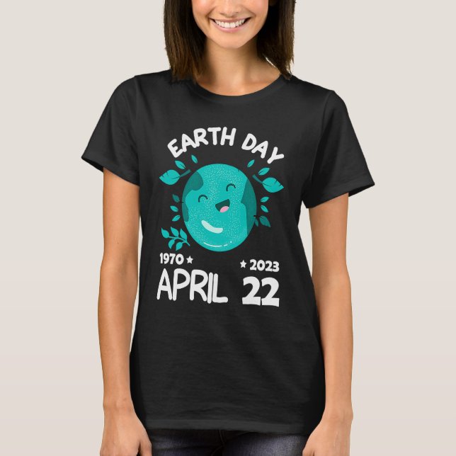 Camiseta cute earth day 53rd anniversary earth day  15 (Frente)