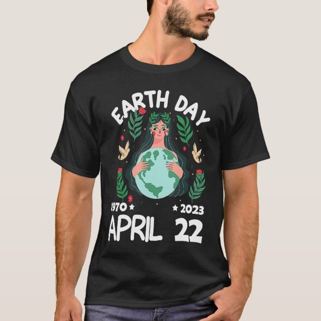 Camiseta cute earth day 53rd anniversary earth day  9 (Frente)