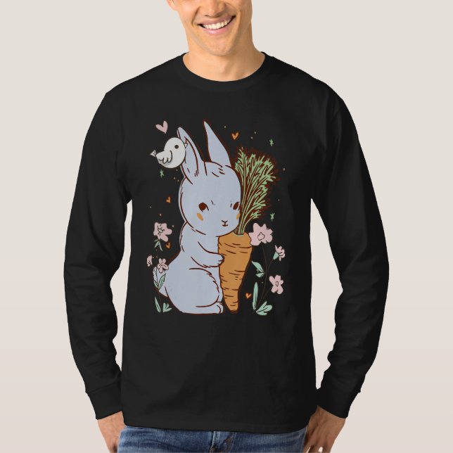 Camiseta Cute Easter bunny_5 (Frente)