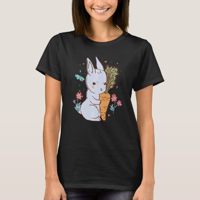 Camiseta Cute Easter bunny Premium_2 (Frente)