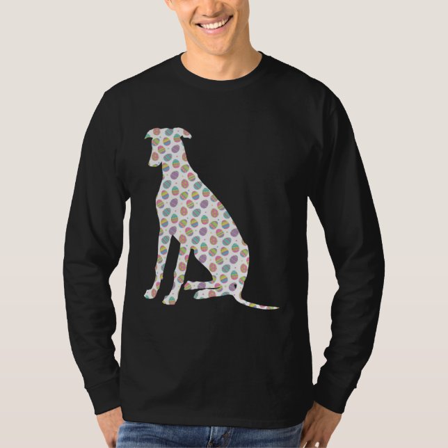Camiseta Cute Easter Egg Greyhound  Easter Day 2023 (Frente)