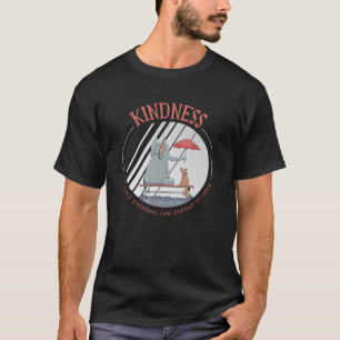 Camiseta Cute Elephant And A Dog Kindness Is A