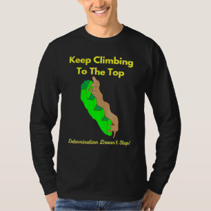 Camiseta Cute Engraçado Dachshund Continua Subindo Para O T