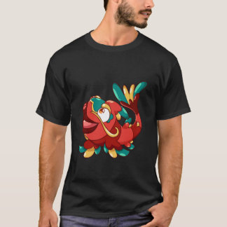 Camiseta Cute engraçado doce peixe de desenho oriental T-S