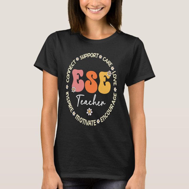 Camiseta Cute ESE Teacher Squad Appreciation Week back to s (Frente)