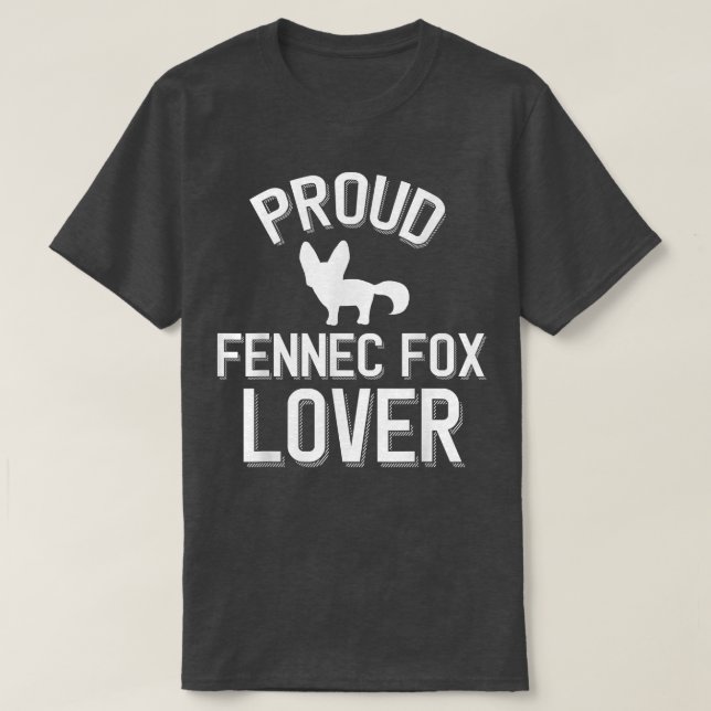 Camiseta Cute Fennec Fo Lover Proud Fennec Fo Lover (Frente do Design)