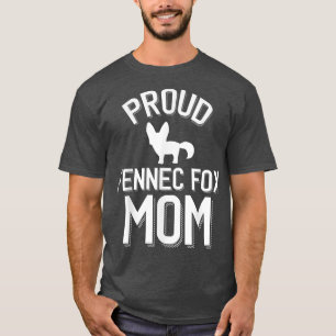 Camiseta Cute Fennec Fo Parente Orgulhoso Fennec Fo Mãe