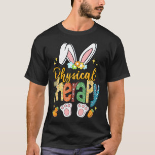 Camiseta Cute fisioterapia coelho de Páscoa físico